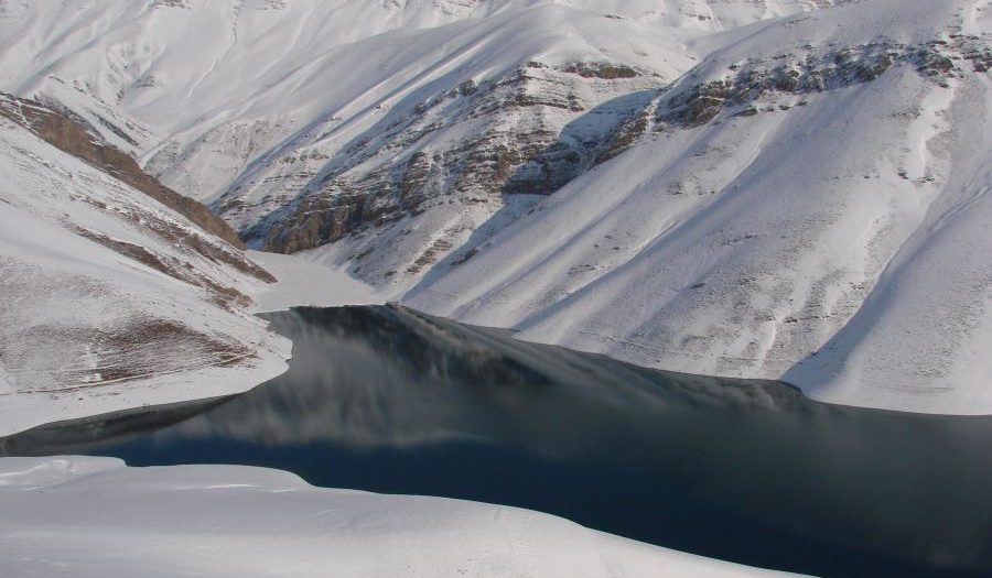طبیعت زمستانی دریاچه تار