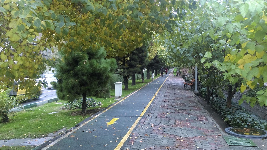 مسیر دوچرخه سواری پارک لاله