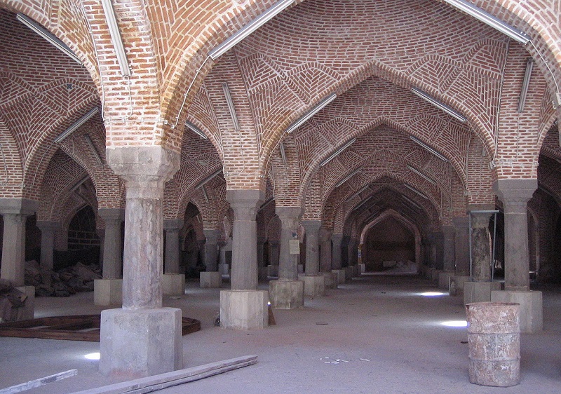 شبستان مسجد جامع تبریز