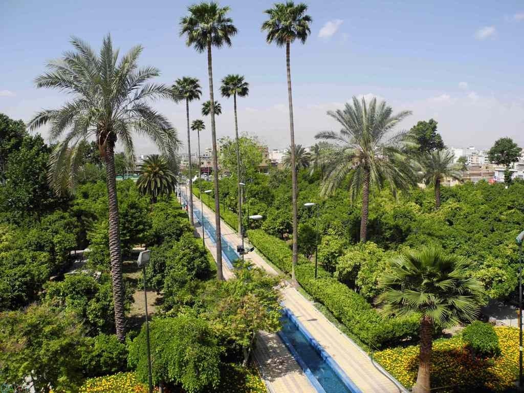 طبیعت باغ دلگشای شیراز