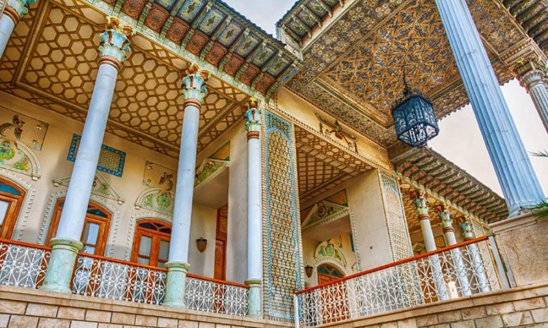 معماری باغ عفیف‌آباد شیراز