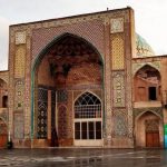 صحن مسجد جامع عتیق قزوین
