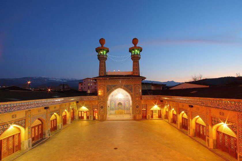 صحن مسجد گلشن گرگان
